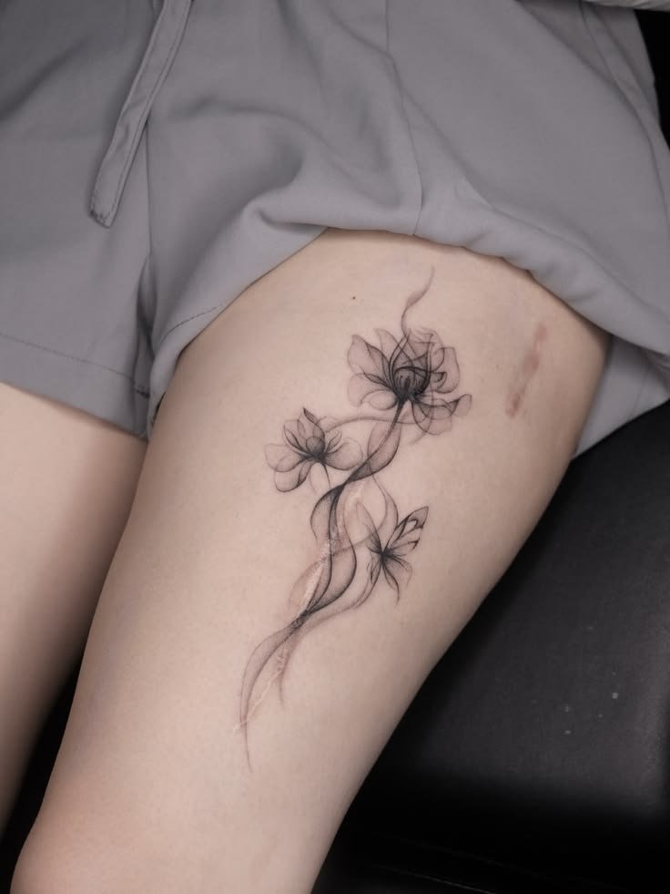Mẫu hình xăm bắp đùi