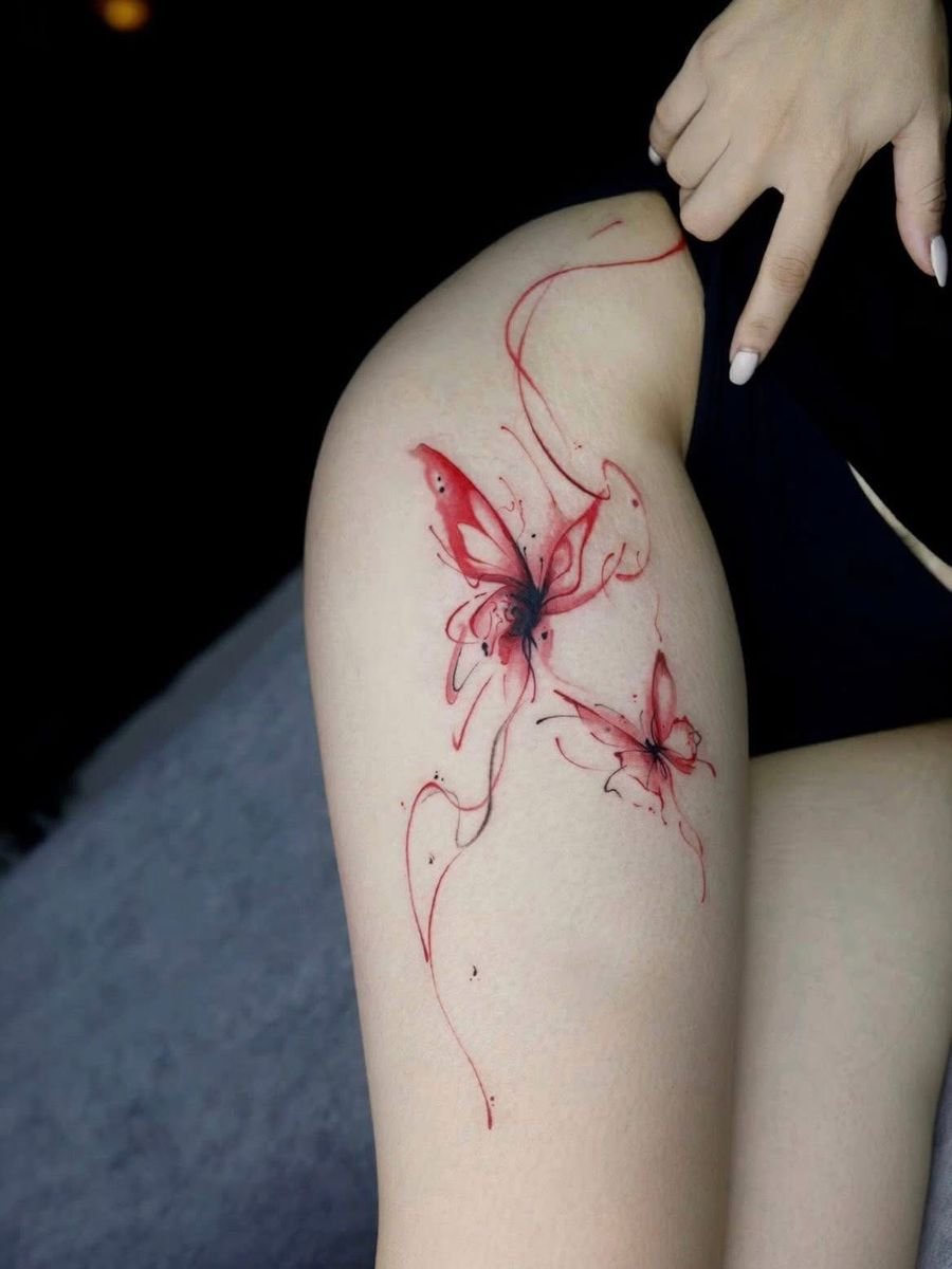 Mẫu hình xăm bắp đùi