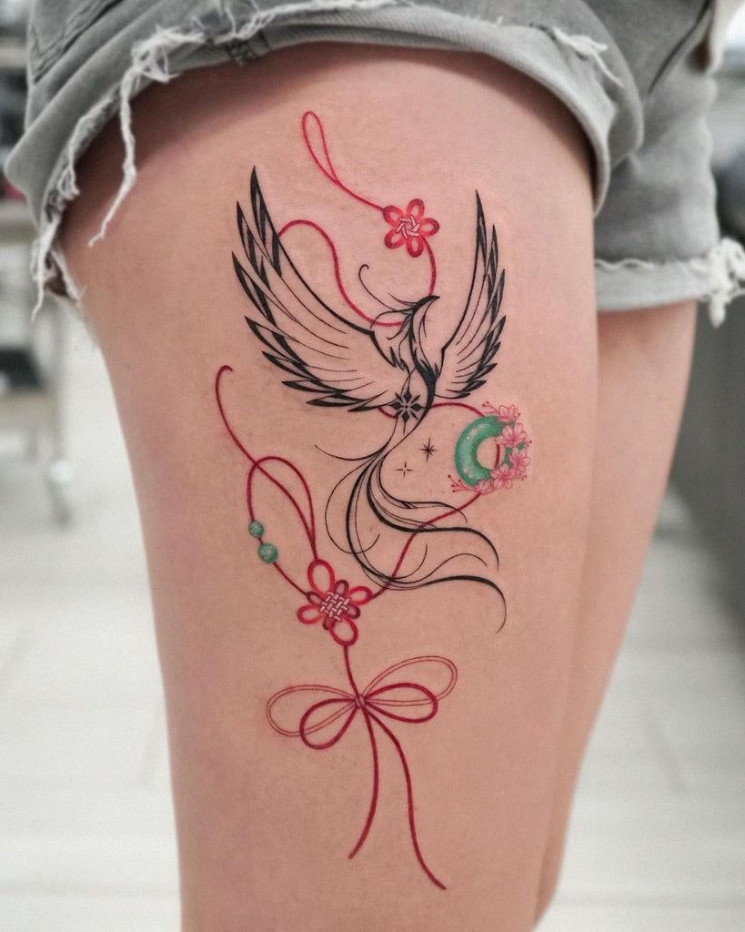 Mẫu hình xăm bắp đùi