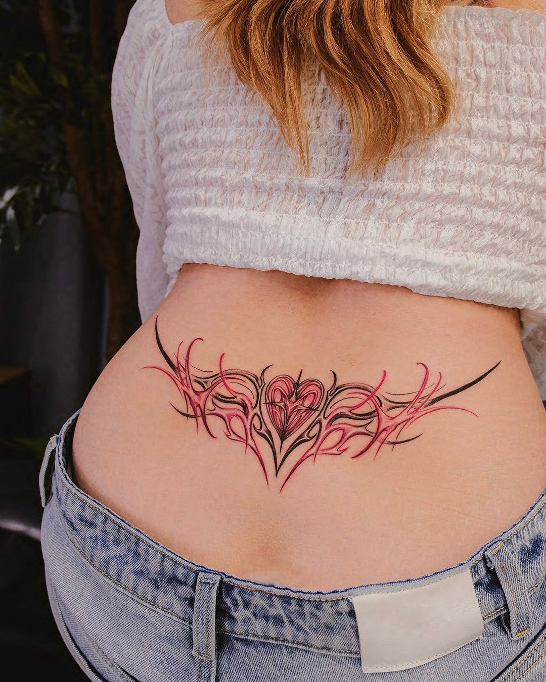 Mẫu hình xăm hõm Venus và bụng dưới – mẫu 21