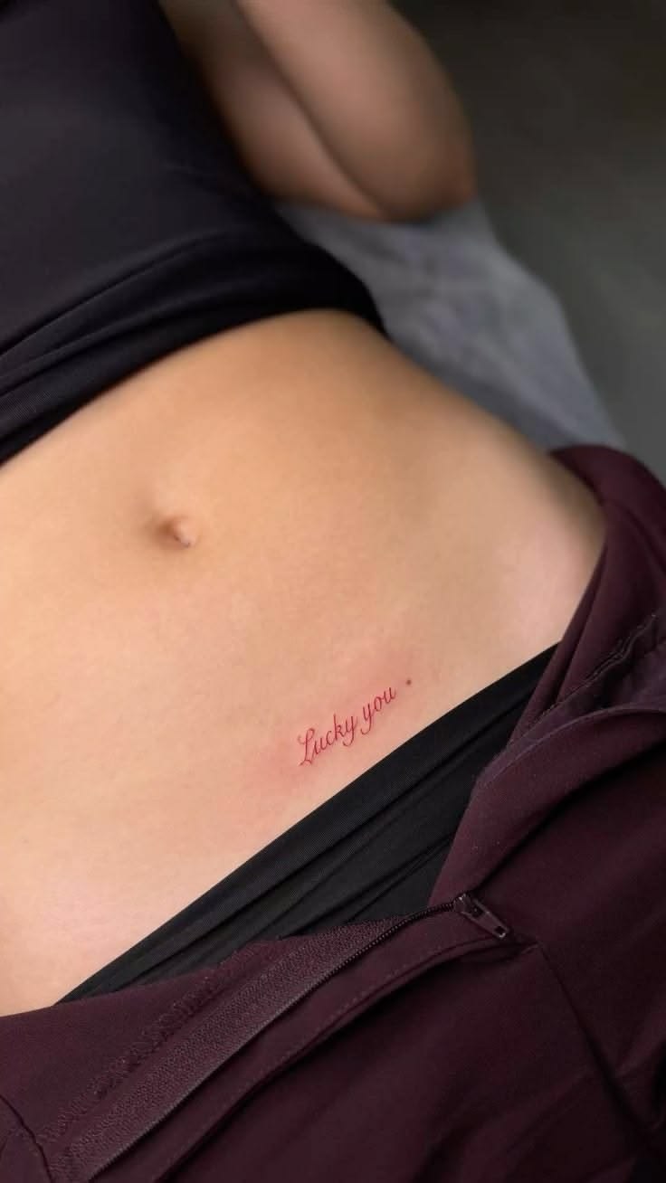 Mẫu hình xăm hõm Venus và bụng dưới – mẫu 53