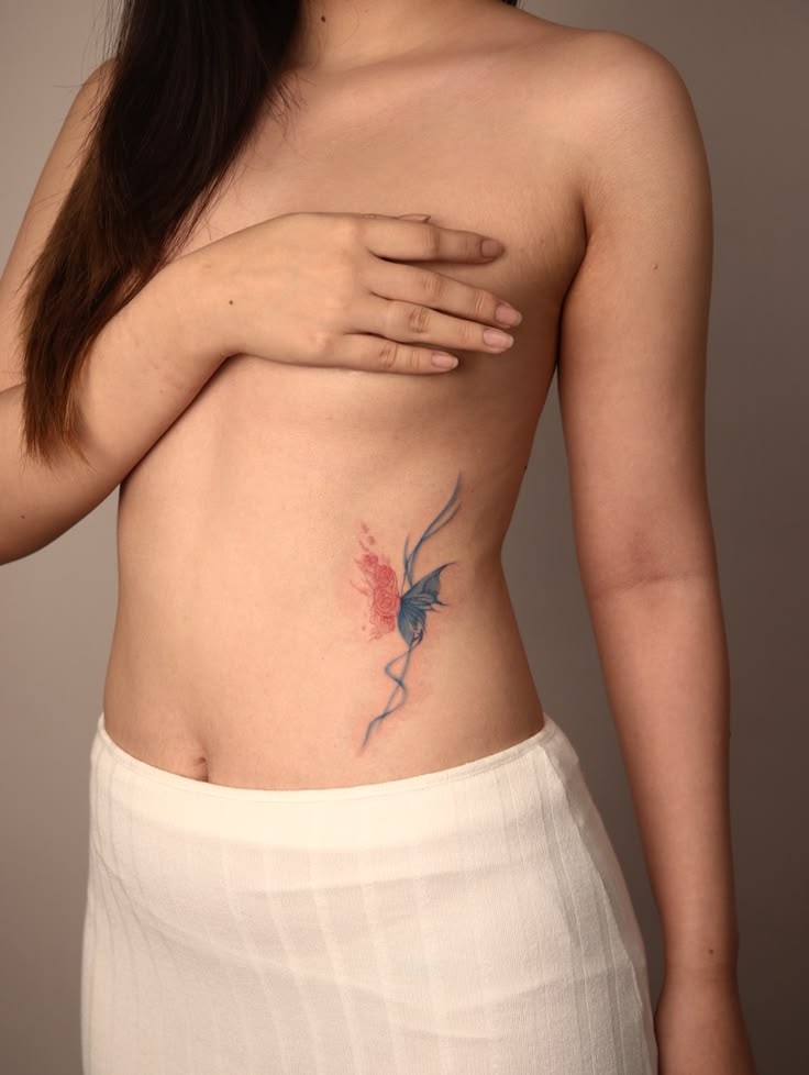 Mẫu hình xăm sườn eo