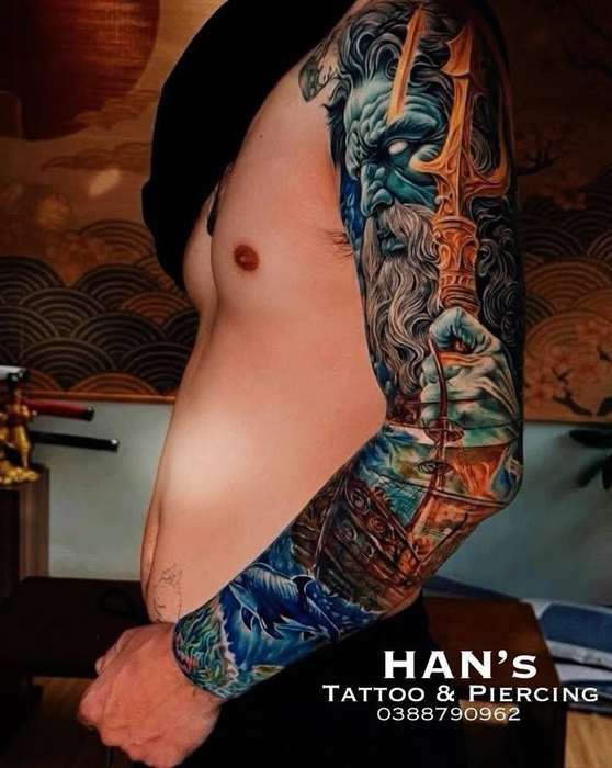 Giảm 20% Hình Xăm Khổ Lớn: Full Tay, Chân, Lưng | HAN's – hình 1